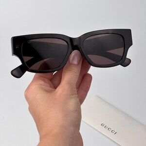 Gucci GG1794S Sunglasses – Havana Square Frame with Brown Lenses | Model GG1794S